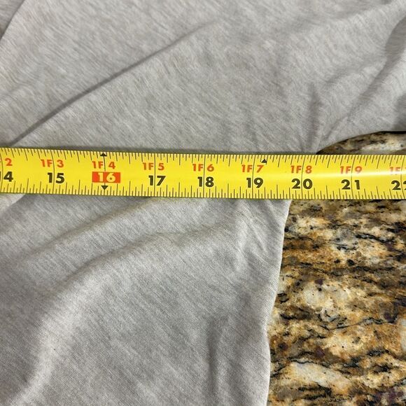 All Saints Long Sleeve Tie Front Cardigan Cover Up In Greige Size M - Picture 8 of 9